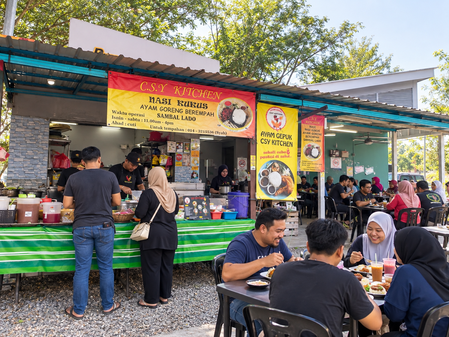 CSY Kitchen Street Food Stall