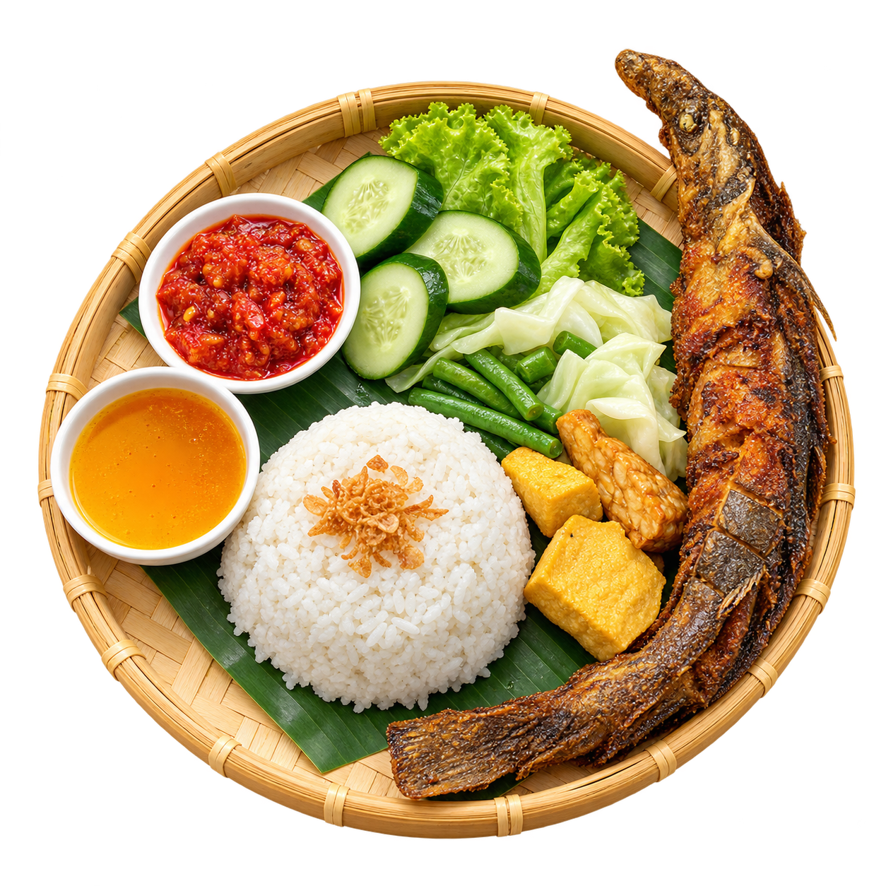 Set Ikan Lele Gepuk